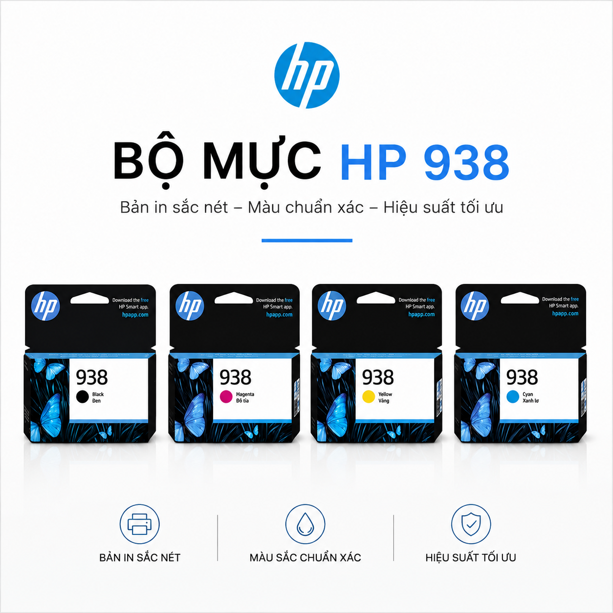 Bộ mực  Máy in màu đa chức năng HP OfficeJet Pro 9720