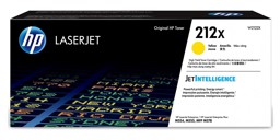 HP 212X High Yield Yellow Original LaserJet Toner Cartridge (W2122X)